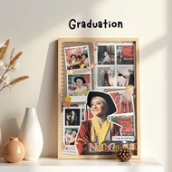 Scrapbook Photo Frame Gift can be 1st anniversary Farewell Birthday Wedding Graduation by hiialfi
