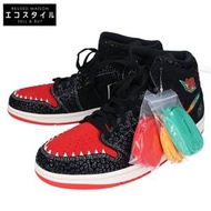 全新未使用 Nike Air Jordan 1 Mid SE Roma 29，黑色/辣椒紅配色。 [二手]