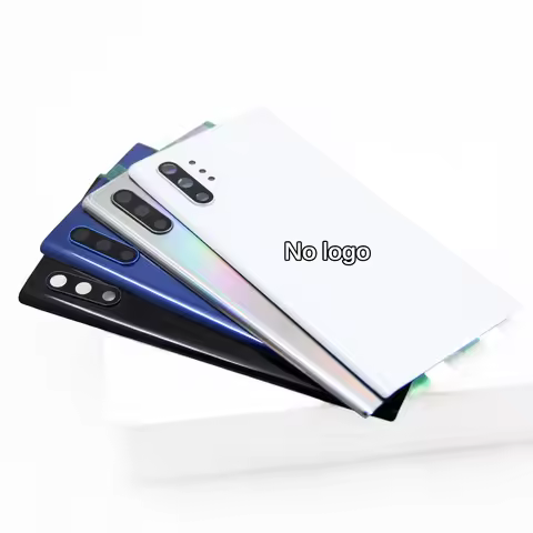 New Glass Note 10 Plus Battery Back Cover for Samsung Note 10 Plus Rear Door Panel Housing Case Part