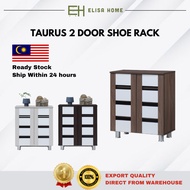 ELISA HOME TAURUS 2 Door Shoe Rack/Shoe Rack Cabinet/Rak Kasut/Rak Kasut Bertutup/鞋架