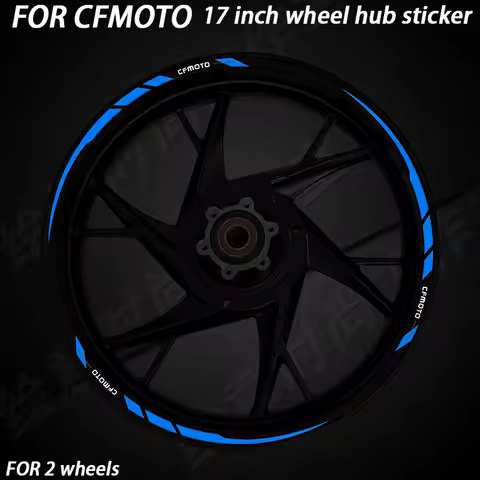 Reflective Motorcycle Accessories Wheel Hub Sticker Decals For CFMOTO CF MOTO 450SR 250SR 250NK 400N