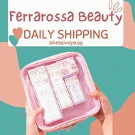 [SG OFFICIAL+ FREE GIFT] Ferrarossa Skincare - Makeup Melter, Rose Gel Toner, Moisturizer, Rose Youth Serum, Peach Scrub