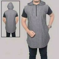 Rompi Sholat Hoodie | Pakaian Rompi Sholat Pria Termurah