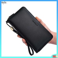 dompet lelaki beg duit Dompet lelaki baru, dompet mendatar pendek, pemegang tiket berbilang kad, dompet tiga kali ganda, beg lelaki kasual perniagaan sederhana dan panjang