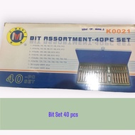 Bit set 40 pc CMart - L socket wrench package - torx wrench - spline wrench