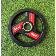 Kingbox non-50 rubber-coated dumbbells, types 2.5kg and 5kg, install dumbbells, effective Gym machin