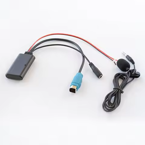 Biurlink Stereo KCE-237B For ALPINE KCE-237B CDE101E 102E 105E 117E Microphone Bluetooth 5.0 Aux Dev