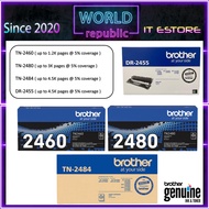 Brother Original Toner - TN2460 2460 TN2480 2480 TN2484 DR2455 TN-2460 TN-2480 TN-2484 DR-2455 Drum 