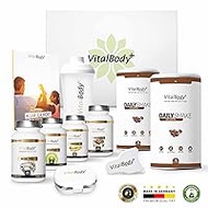VitalBodyPLUS 30 Day Premium Metabolic Cure, HCG Diet Including Meal Replacement Shake, MSM, OPC, Omega-3 &amp; Saturation Capsules, Schedule with Recipes &amp; VIP Coaching