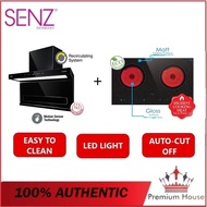 Senz SZ-CH3288AC STELLA L Shape Design Heat Pro intelClean Cooker Hood+ SZ-RC220FT MultiCooker Elect