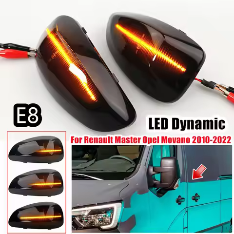 For Renault Master MK3 For VAUXHALL OPEL MOVANO 2010-2015 For NISSAN INTERSTAR NV400 Led Dynamic Sid