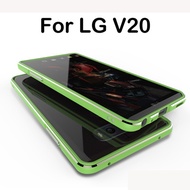 Bumper Case With Strap For LG V20 Case Luxury Shockproof Aluminum Ultra Thin Metal Case For LG V 20