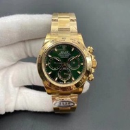 勞力士男士迪通拿系列綠金迪全自動機械手表