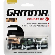 [StringingRackets.com] Gamma Combat OG , 3 overgrips, tennis overgrip, tennis grip, squash overgrip,