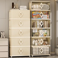 JOLEE Furniture 4-Tier Plastic Folding Wardrobe Multipurpose Wardrobe/Extra Large Plastic Wardrobe