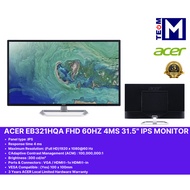 Acer EB321HQ Abi FHD 31.5" IPS LED Monitor ( 4MS / VGA / HDMI / 60HZ)