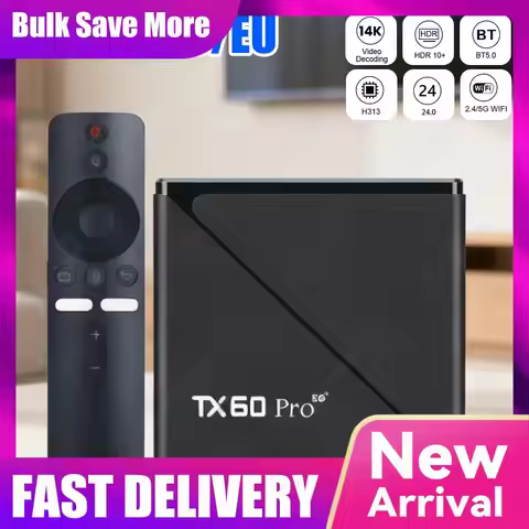TV Box Android 10 14K 2.4G/5G Dual WiFi Media Player with Remote Set Top Box Android Box