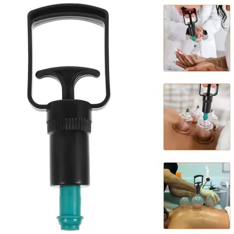 Manual Vacuum Cupping Pump Air Exhaust Tool Suction Cup Hand Pump Cupping Machine Aspirator Replacem