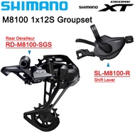 SHIMANO DEORE XT M8100 Groupset 12Speep Mountain Bike XT Groupset 1x12-Speed SL + RD M8100 Rear Derailleur m8100 Shifter Lever