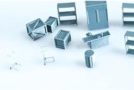 LYTS72039 1/72 Miniature Scene Model Kit, Item As Shown