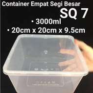 SQ7 Microwaveable Square Food Container SQ3000 Kunafa