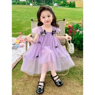 baju budak perempuan baju raya budak perempuan dress budak perempuan Girls Kuromi Summer Mushroom Sl