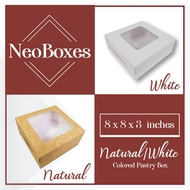 【H storage】☬ NeoBoxes 8x8x3 and Pastry Box 20s (1pc Box)