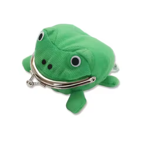 Anime Naruto Wallet, Same Style, Frog Green Coin Purse, Toad, Naruto Swirl, Merchandise Gift, Cute N