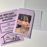 aespa WINTER (Kim Minjeong) 2025 Winter birthday photocard. Authentic unopened genuine card with cle