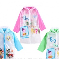 Peppa Pig Raincoat for Children (Height 1m1 to 1m5) natural color