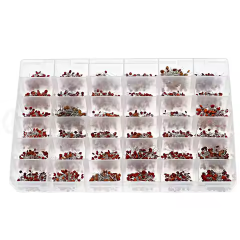 3600pcs/lot 1PF-100nF Ceramic Capacitor Assortment Kit 10PF 22PF 33PF 47PF 100PF 330PF 470PF 1NF 10N