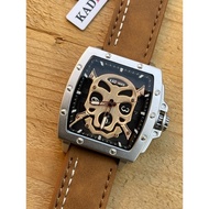 Original KADEMAN 408 Trendy Men's Skull Square Large Dial Watch