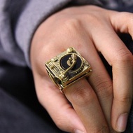 唱盤機黃銅戒指