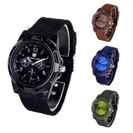 READY STOCK MALAYSIA 🐝  JT GEMIUS ARMY Nylon Knitted Army Watch Swiss Watch for Men' Military Watch