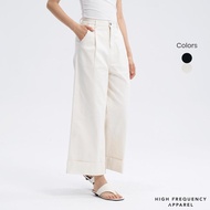 HFA Women's Pleated Cuffed Hem Pants