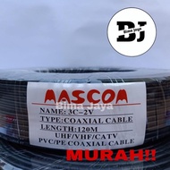 SNK KABEL ANTENA 3c 1 ROLL ISI 120M ORIGINAL MASCOM ANTEN YANG BERKUALITAS BAGUS UNTUK TV / PARABOLA