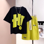 Boys Set 2025 Children Cool Handsome Boy Short Sleeve Boy Baby Handsome Clothes #12.12