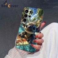 Cute surf Stitch Casing for OPPO A15 A16 A17 A31 A3S A53 A54 A55 A57 A5S A12 A74 A76 A78 A92 A9 A93 