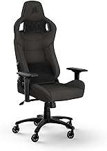 CORSAIR T-3 RUSH V2 Charcoal CF-9010057-WW 2023 New Model Gaming Chair, Office/Desk Chair, For Gaming, Recliner, Computer Chair, PU Leather, Height Adjustable, Black