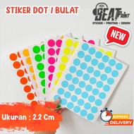LARGE DOT STICKER 2.2 CM LARGE ROUND STICKER/ MULTIPURPOSE DOT STICKER/ | PRINTBEAT