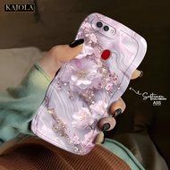 Casing Oppo A5S / A12 Gelombang Motif Aesthetic - Case Oppo A5S / A12 Gelombang - Softcsase Oppo A5S
