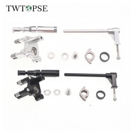 TWTOPSE Alloy Bicycle Bike Derailleur Set For Brompton Folding Bike Cycling Compatible With 2-4 Speed Alloy Parts Accessories