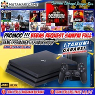 【 PS4 PRO 】PS4 PRO CLONE PERMANENT | SONY PlayStation 4 PRO 1TB Bonus Full Game Permanent Terbaru - GARANSI 1TAHUN