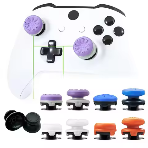 2pcs Hand Grip Extenders Caps Game Controller Gamepad Thumb Stick Grips Rocker Stick Extenders Caps 
