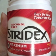 Stridex salicylic acid 2% 90 片裝 水楊酸棉片 不合我膚質 平出 2024/10到期