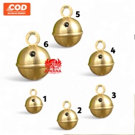 BRASS RINGS SINGLE CAT RINGS KLINTINGAN RATTLE JARANAN BRASS BELL 1 PCS