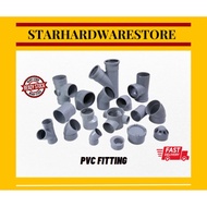 20MM PVC FITTINGS-- P/T SOCKET*V/SOCKET*TANK CONNECTOR*SOCKET*ELBOW*PLUG*TEE*P/T ELBOW*R/ ELBOW*R/ TEE*BUSH*R/SOCKET*45'