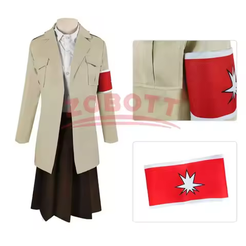 Anime Marley Military Final Season Jacket Eren Jaeger Jacket Coat Cosplay Costume Halloween Carnival