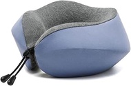 GIENEX Travel Pillow - Memory Foam Neck Pillow Support Pillow, Support Cushion U Shaped Portable Travel Pillow for Kids Adults Aircraft Car Train Office