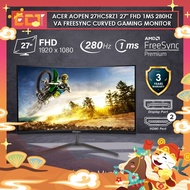 Acer Aopen 27HC5RZ1 27" FHD (1920 x 1080) 1ms 280Hz VA FreeSync Curved Gaming Monitor (HDMI x 2, DP 